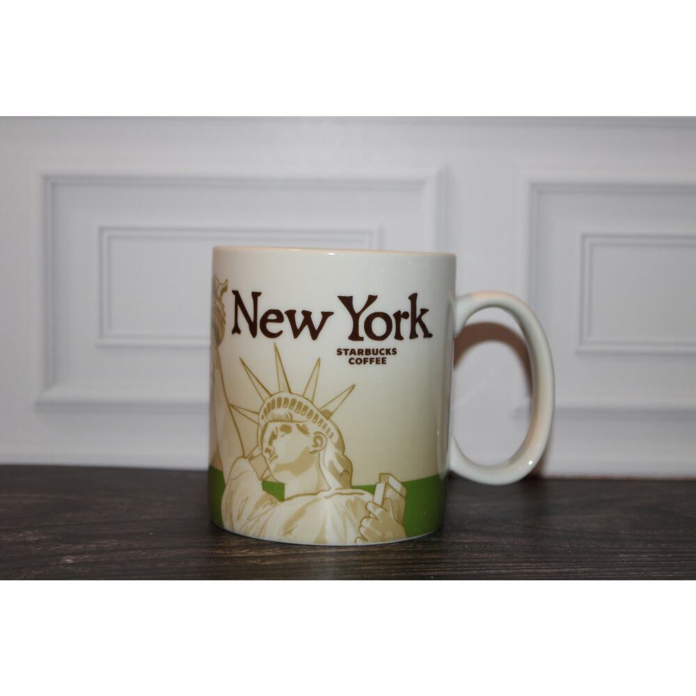 Starbucks New York City Global Icon Coffee Mug 16 oz Collector EUC